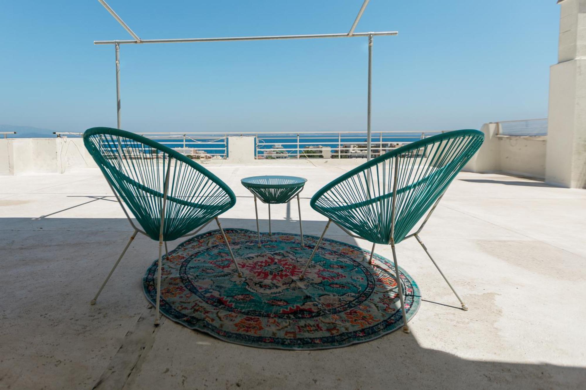 شقة Panoramic Penthouse خيوس المظهر الخارجي الصورة